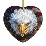 Pendentifs personnalisés Amour Américain à tête blanche aigle chauve américain, centres commerciaux, supermarchés, magasins, décoration de la maison.