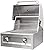 Artisan American Eagle 26-Inch 2-Burner Built-In Propane Gas Grill - AAEP-26-LP