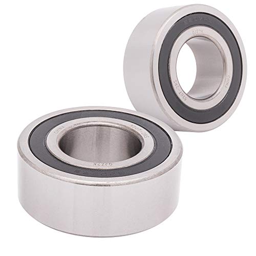 [2-Pack] 5207-2RS - Angular Contact Ball Bearing 35 mm x 72 mm x 27 mm (ID x OD x Width) Double Rubber Seal