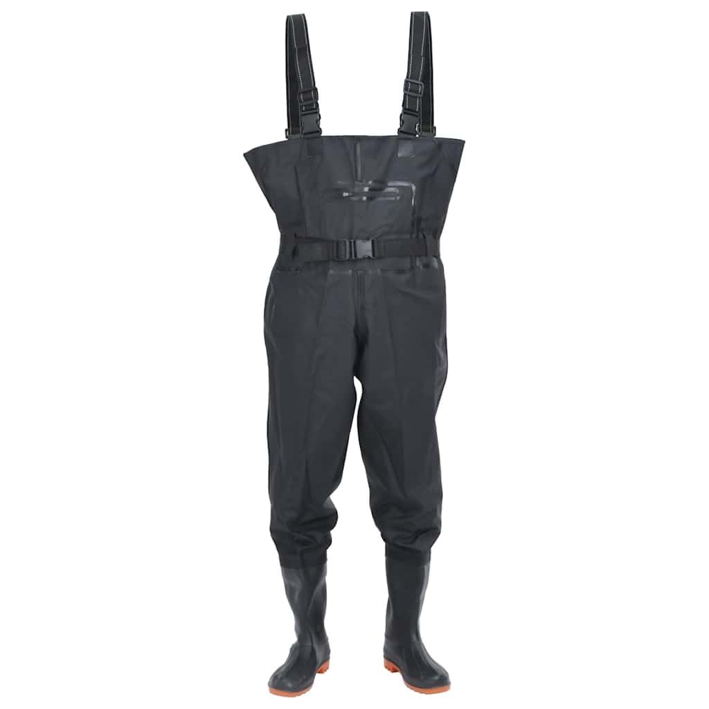 Generico Wader con Stivali e Cintura Nero Taglia 41,Articoli Sportivi,Ricreazione all'aperto,Pesca,Salopette per Pesca e caccia-4017002