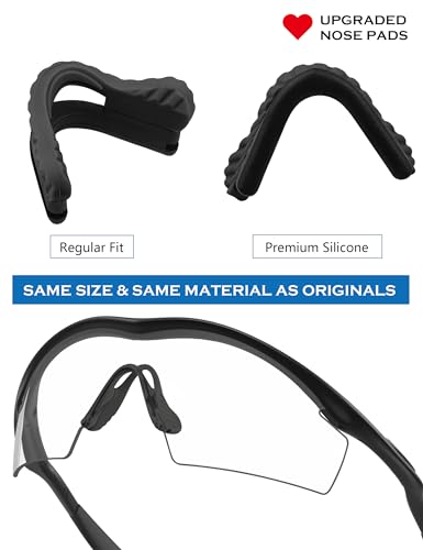 Image of Replacement Nosepieces Nose Pads for Oakley M Frame Series Sunglasses - Gray