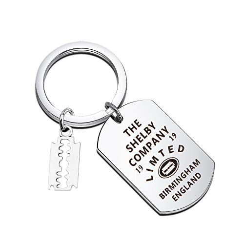 BLEOUK TV Show Inspired Gift Birmingham 1919 TV Show Gift TV Show Keychain (Birmingham ky)