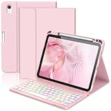 Ya en manzanajugosa.com: KBCASE Teclado for iPad A16 11.ª Generación 2025/10.ª Generación 2022 (10.9/11 Pulgada), Retroiluminado de 7 Colores Bluetooth Magnéticamente Teclado para iPad 11/10 Gen, Español Ñ, Rose