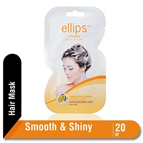 Ellips Hair Mask - Smooth & Shiny, 20 Gram (Pack of 10)