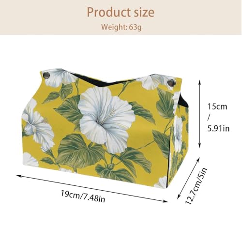 Boîte à mouchoirs en cuir lot de 2 étanche design