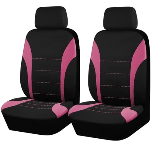 Housses de siège auto universelles roses en tissu polyester pour protection de SUV