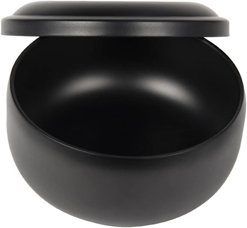 Beaupretty Stainless Steel Shaving Soap Bowl Shaving Mug for Shave Cream Soap Shaving Cup with Lid