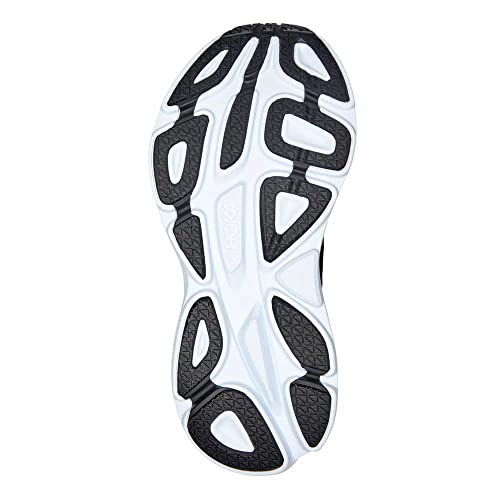 Hoka Women's Bondi 8 Black/White 5 Wide