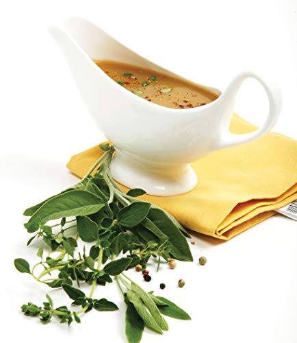 Norpro Porcellana Gravy Boat Mode 8350 16 oz 1 salsa barca bianco - immagine 3