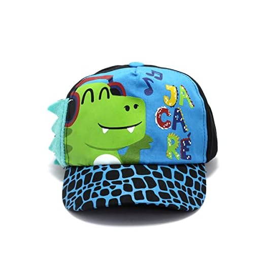 Boné infantil criança kids de 0 a 4 anos ajustável personalizado 3d (Azul-Jacaré)