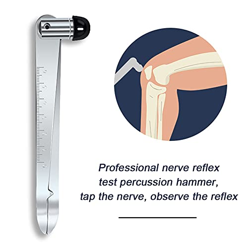 Neurologische Hamer met Schaalliniaal en Rubberen Kop Verdikking Van Roestvrij Staal Spierreflexhamer Duurzaam Niet… - Image 4