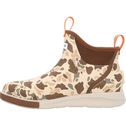 Image of XTRATUF 6 inch Men's Ankle Deck Boot Sport - 30% Lighter, 100% Waterproof Rubber Fishing Footwear - Non-Marking, Slip-Resistant Outsole - Moisture-Wicking Liner