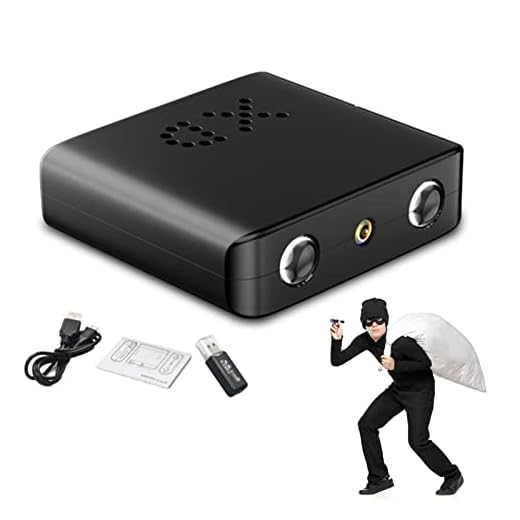Câmera HiddenSecurity - Mini Câmera Espiã - Câmera WiFi Night Vision, Câmera de Segurança com Detecção de Movimento Gravador de Vídeo HD, Portátil 1080P HD B/a