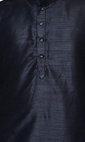 Image of Silk Blend Men's Kurta Pyjama Set /Kurta Pajama for Men