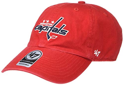 47 NHL Washington Capitals Clean Up Adjustable Hat One Size Red