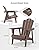 BUPPLEE Adirondack Chair - Durable HDPE Poly Lumber All-Weather Resistant, Oversized Balcony Porch Patio Outdoor Chair for Lawn, Backyard, Deck, Garden, Camping - Easy Installation, Teak