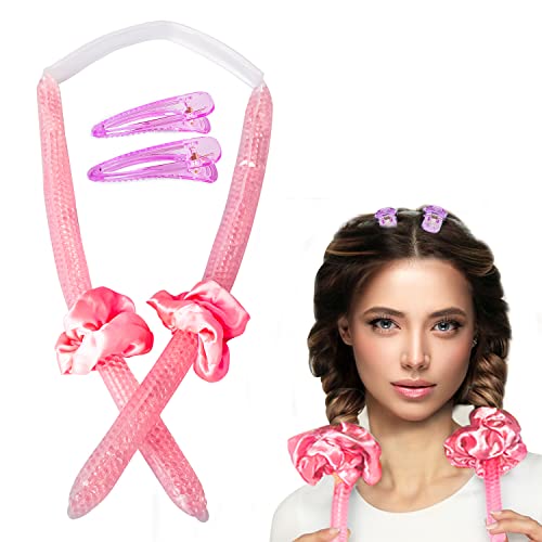 Gel Curler Kit, Fast Acting Low Heat Hair Curler, Long Hair Wrap Gel Curler for Damage-free Curling