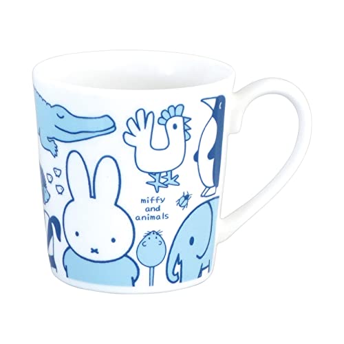 Kaneshotouki 208184 Dick Bruna Miffy Mug, Plenty of Large, Approx. 11.8 fl oz (350 ml), Animals, Made in Japan
