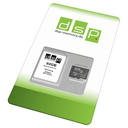 64 GB minneskort (klass 10) för Samsung Galaxy S8+ Duos