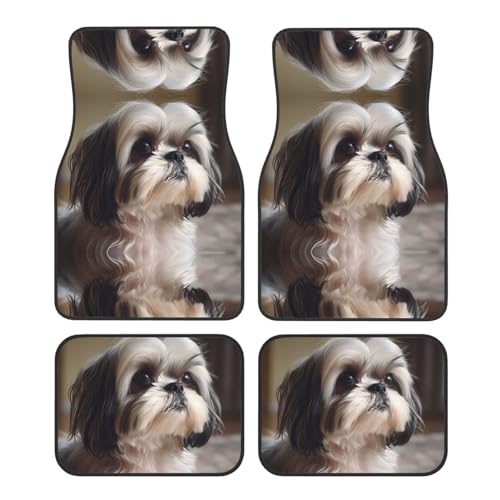 Alfombrillas coche Shih Tzu protectoras interiores antideslizantes perro