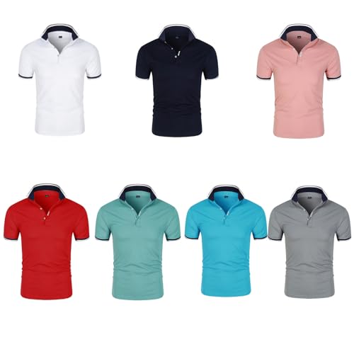 Men's Golf T-Shirt Polo Shirts for C.C.C.P Polos Short Sleeve Casual T-Shirts Sports Shirts Tops A-6 L3