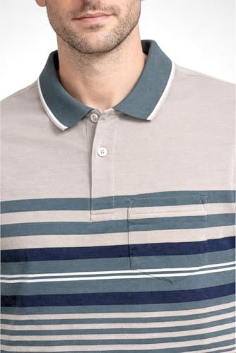 Image of SANE ORIGINALS Full Sleeves Textured Polo Tshirt for Men with Pocket || Long Sleeves Collar and Pocket T-Shirt for Men