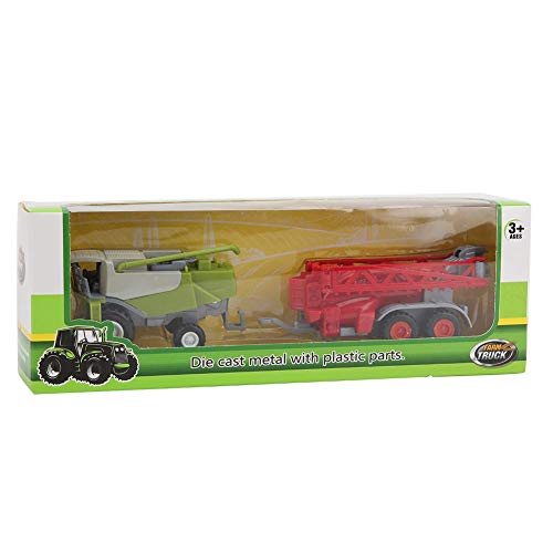 Zerodis Landwirtschaftliches Auto Modell Spielzeug Landwirtschaftlicher Traktor Modell Sammlung Legierung Auto Spielzeug…