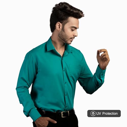 Image of FAIR-MAN Regular Fit Formal Shirt for Men Full Sleeves Classic Button-Down Design Comfortable Cotton Fabric Perfect MNS-9912