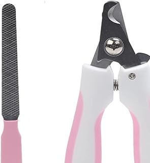 JingRunZe Tijeras de aseo para mascotas Suministros para perros y gatos Cortaúñas para mascotas Accesorios para mascotas Cortadoras de uñas Cortadoras de uñas Cortadoras de uñas (Color: Rosa Set S)