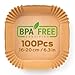 PORTENTUM Backpapier für Heißluftfritteuse 100 Stück BPA-frei, 16-20 cm, Airfryer Backpapier Antihaft Wasserdicht Ölfest Einwegschalen Luftfritteuse Pergamentpapier Liner für Heißluftfritteuse,Quadrat 50/100 günstig Kaufen-PORTENTUM Backpapier für Heißluftfritteuse 100 Stück BPA-frei, 16-20 cm, Airfryer Backpapier Antihaft Wasserdicht Ölfest Einwegschalen Luftfritteuse Pergamentpapier Liner für Heißluftfritteuse,Quadrat