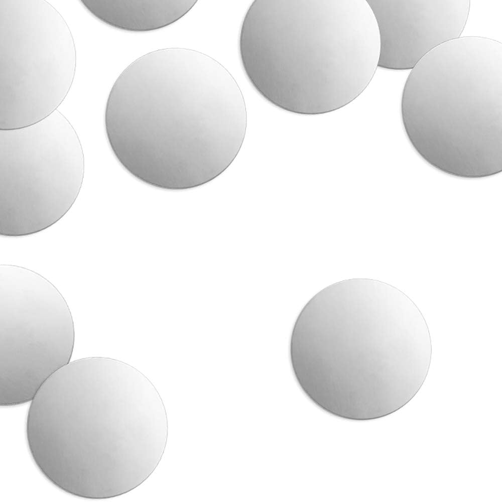 ImpressArt - Circle w/Hole, 1/2, Premium Metal Stamping Blanks (Alkeme)