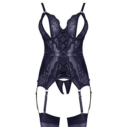 Polainas De Encaje Y Cintas, Talla M