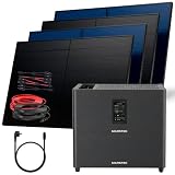 SUNNIVA® 2000W Balkonkraftwerk mit 5,12 kWh Speicher Marstek Jupiter C Plus & 800W Wechselrichter, BIFAZIAL FULLBLACK...