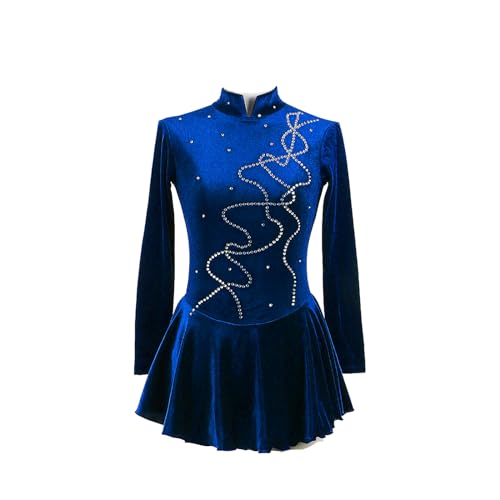 Vestido de patinação artística para meninas e mulheres, patinação no gelo, competição, competição de