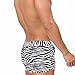 UXH Men's Swimwear Men Sexy Swim Briefs Swimsuits Swim Briefs Bikini Board Surf Shorts Printed (Black,US L,US,Alpha,Large)
