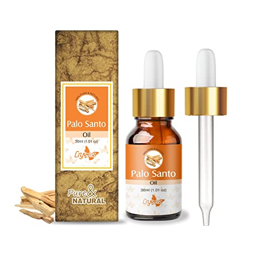 Image of Crysalis Palo Santo (Bursera Graveolens) Oil |100% Pure & Natural Undiluted Essential Oil Organic Standard| Perfect For Skin Care & Hair Care |Aromatherapy Oil| 30ml With Dropper