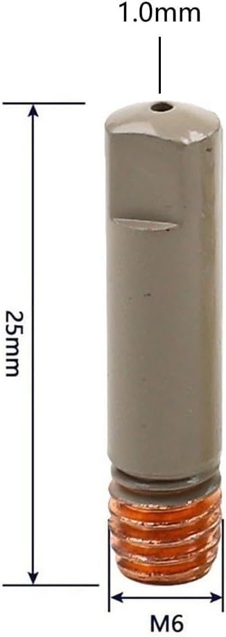 20PCS For Mig Welding Tips for For Welder with Non-Stick Coating 1.0mm Compatible with M6 Thread Torches for Tasks