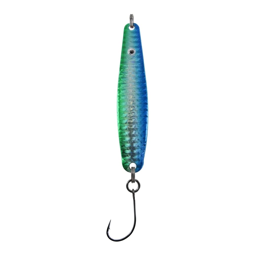 Dega Lars Hansen Jumper - Esche Per Trota Di Mare Con Gancio Singolo, 8 Cm, 25 G, Colore Argento/Nero