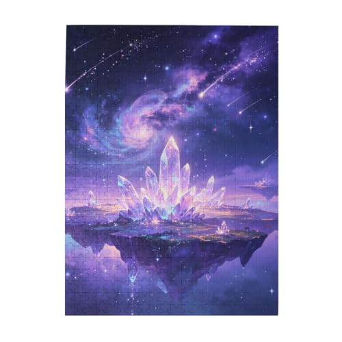 500 Piece Puzzles for Adults Personalized Wooden Puzzles Dream Space Sky Star Jigsaw Puzzles Gift Custom Puzzle from Photos Challenging Puzzles for Family Wedding Christmas Birthday Gifts 20.4 x 15 in - Image 9