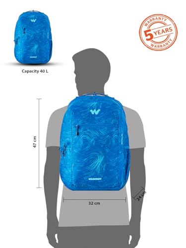Image of Wildcraft Sierra 40 Backpack-Sapphire
