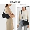 TIAASTAP Handtasche Damen klein Hobo Bag Elegant Umhängetasche Y2K Shoulder Bag for Women PU Leder Schultertasche Damen Klein Handtaschen mit Reißverschluss Coole Sachen für Teenager Mädchen #1