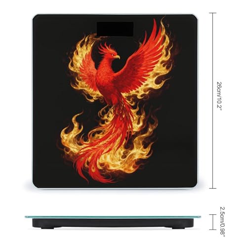 Báscula Digital para Baño Phoenix Flame 400 lb miniatura 2