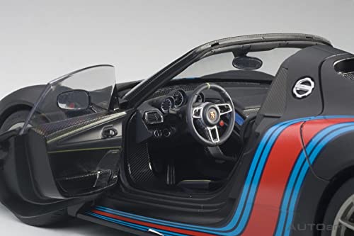 AUTOart Porsche 918 Spyder Martini – Escala 1:18 miniatura 3