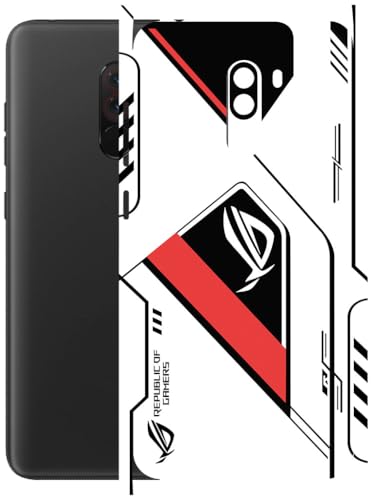 Image of AtOdds - Full Body Back Screen Guard Protector Film - Lamination Wrap Skin Sticker Compatible with Poco F1 | Scratchproof Matte Finish (RogRed)