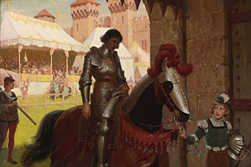 Lienzo Vencidos de Edmund Blair Leighton de 60x90cm, el regalo artístico ideal