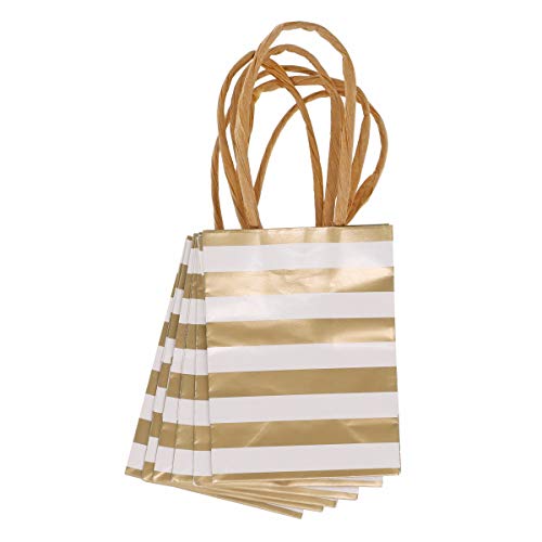 Mini bolsas de regalo doradas de 3x4 pulgadas Darice ideales para entregar recuerdos en tus bodas