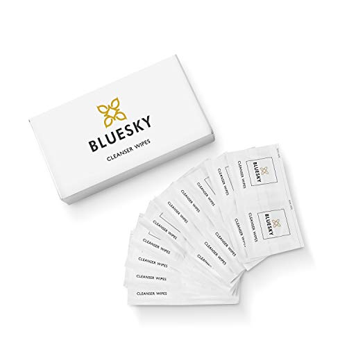 Bluesky 20 Cleanser Wipes for Gel Polish Nail Prep & Sticky Residue Remover Removes Tacky Layer of UV LED Gel Nails