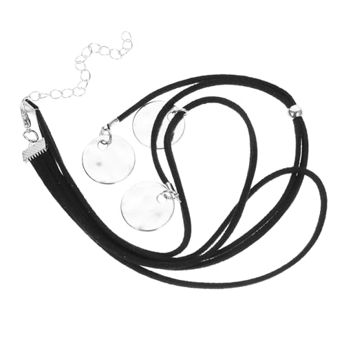 BESTYASH Collar De Clavícula Collar De Mujer Collar En Capas Para Mujer Gargantilla a Capas Collar De Cadena a Capas Joyería Del Cuello De Las Mujeres Collar Femenino Terciopelo
