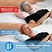 Reisekissen VOLAR | Ergonomisches Nackenkissen mit Memory-Foam | Kleines Kopfkissen für Reisen im Auto, Flugzeug, Zug, Hotel & Camping | Thermoregulierender Bezug | Kissen Outdoor & Reise 40x25x10 cm