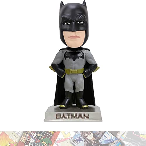 Figurines Batman Wacky Wobblers avec carte à collectionner pour fans de comics